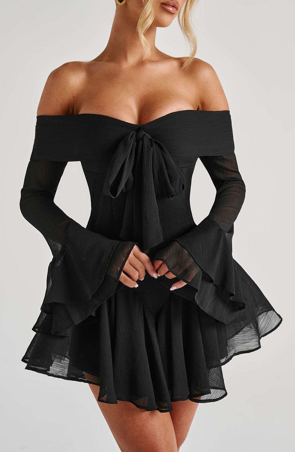 Nerissa Playsuit - Black Ryvelle