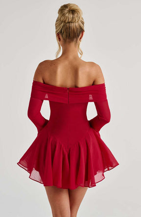 Nerissa Playsuit - Red Ryvelle