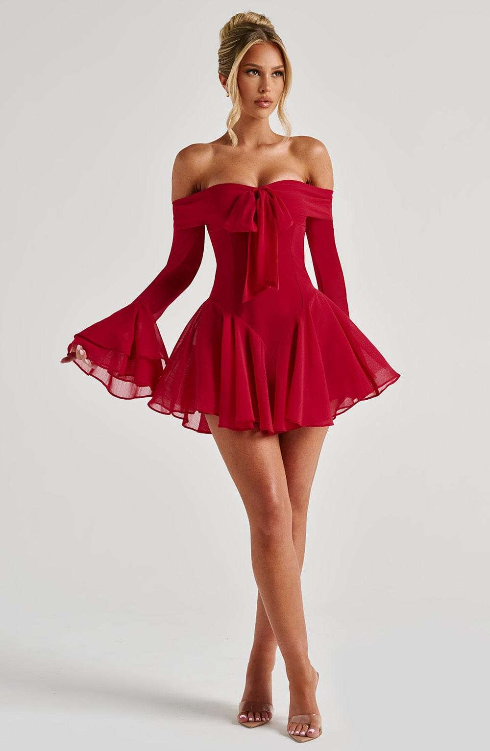 Nerissa Playsuit - Red Ryvelle