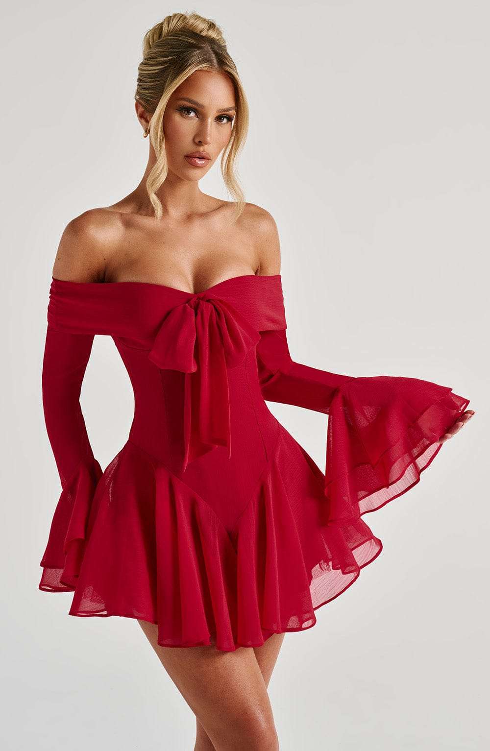 Nerissa Playsuit - Red Ryvelle