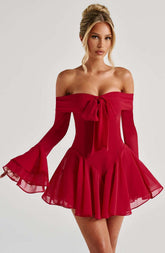 Nerissa Playsuit - Red Ryvelle