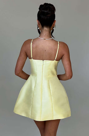 Nicole Mini Dress - Lemon Ryvelle
