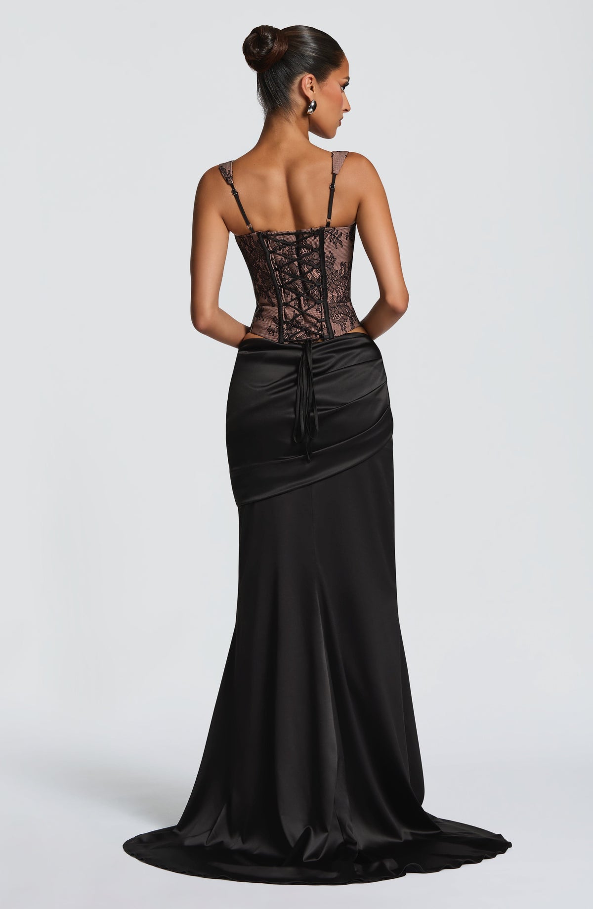 Nixie Corset - Black Lace Ryvelle