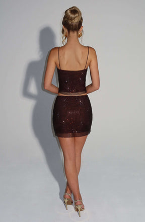 Nora Top - Plum Brown Ryvelle