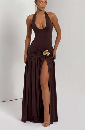 Odele Bodysuit - Plum Brown Ryvelle