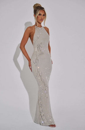 Odessa Maxi Dress - Nude Ryvelle
