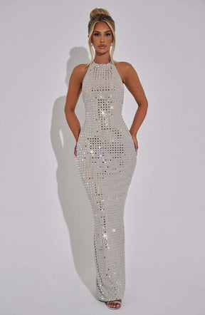 Odessa Maxi Dress - Nude Ryvelle