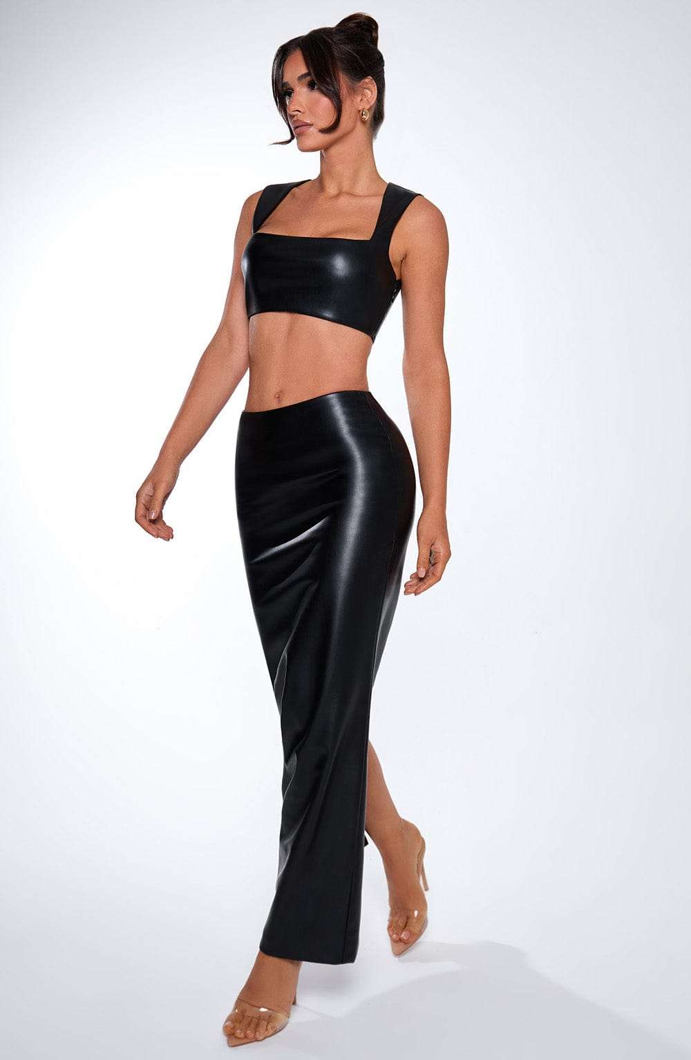 Odetta Maxi Skirt - Black Ryvelle
