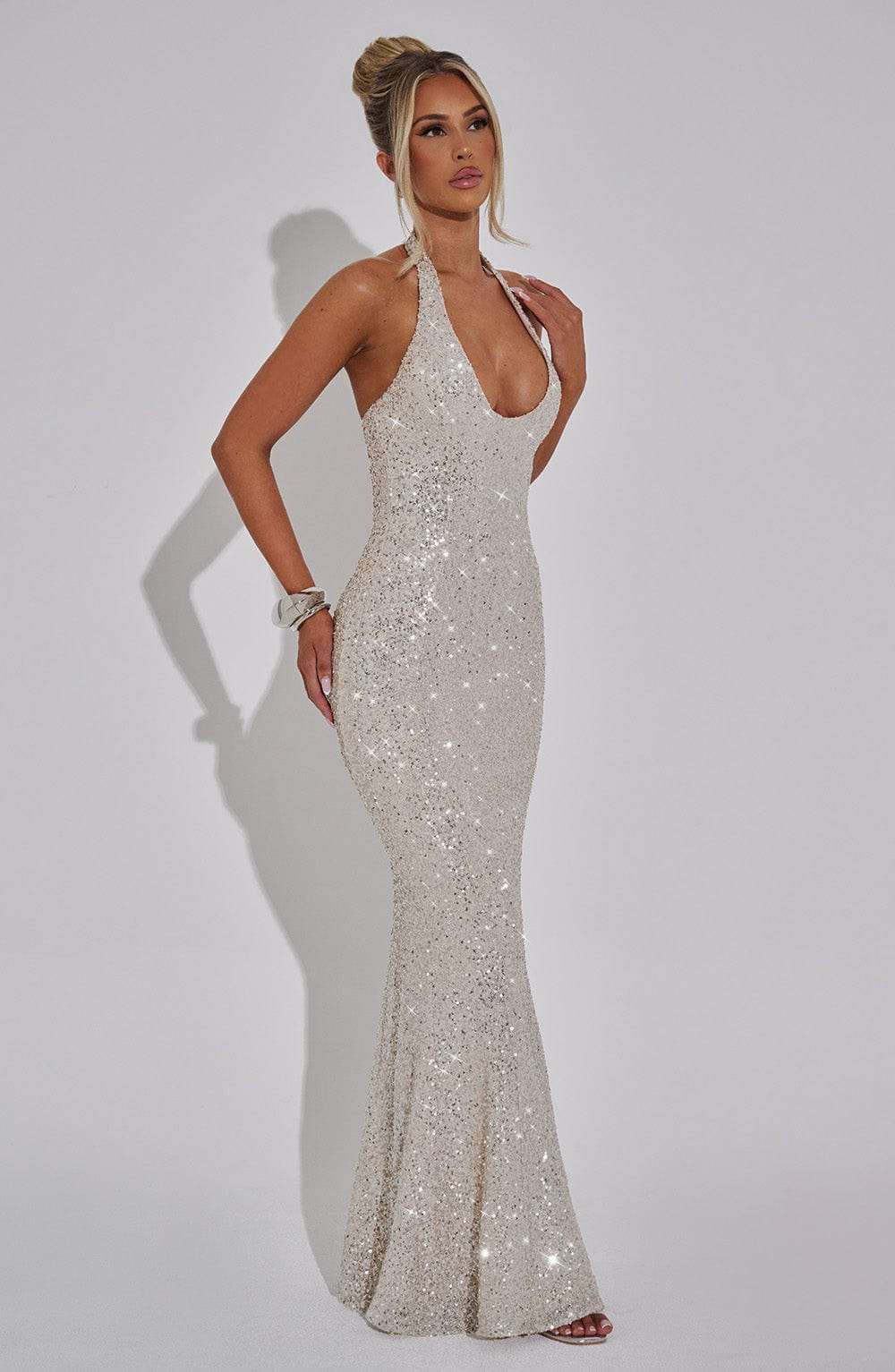 Odette Maxi Dress - Champagne Ryvelle