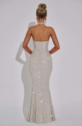 Odette Maxi Dress - Champagne Ryvelle