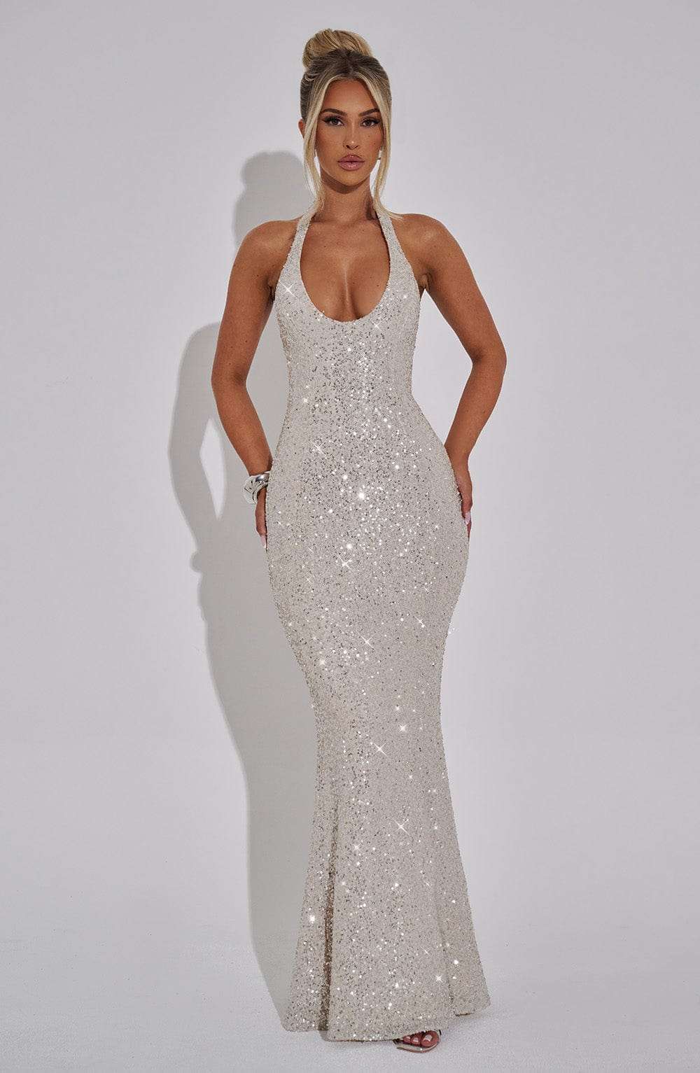 Odette Maxi Dress - Champagne Ryvelle