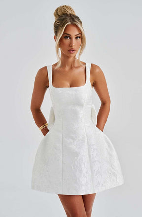 Orla Mini Dress - Ivory Ryvelle