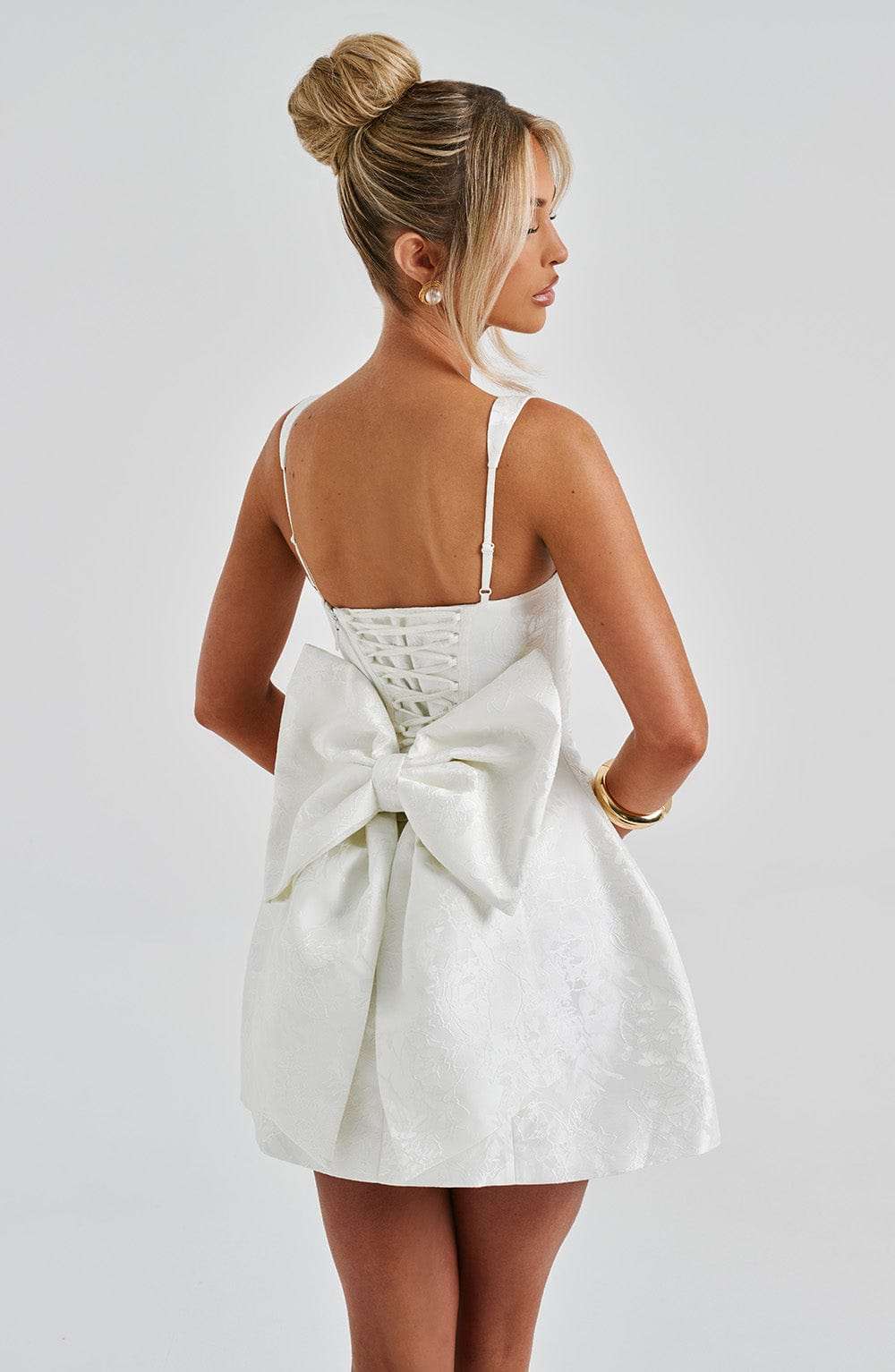 Orla Mini Dress - Ivory Ryvelle