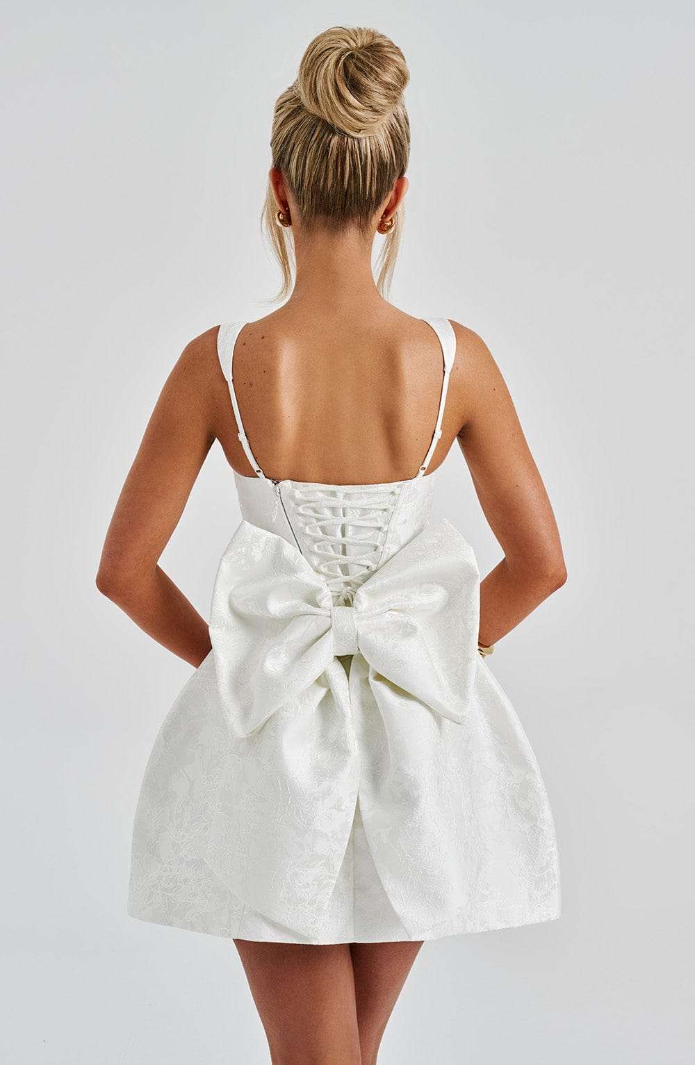 Orla Mini Dress - Ivory Ryvelle