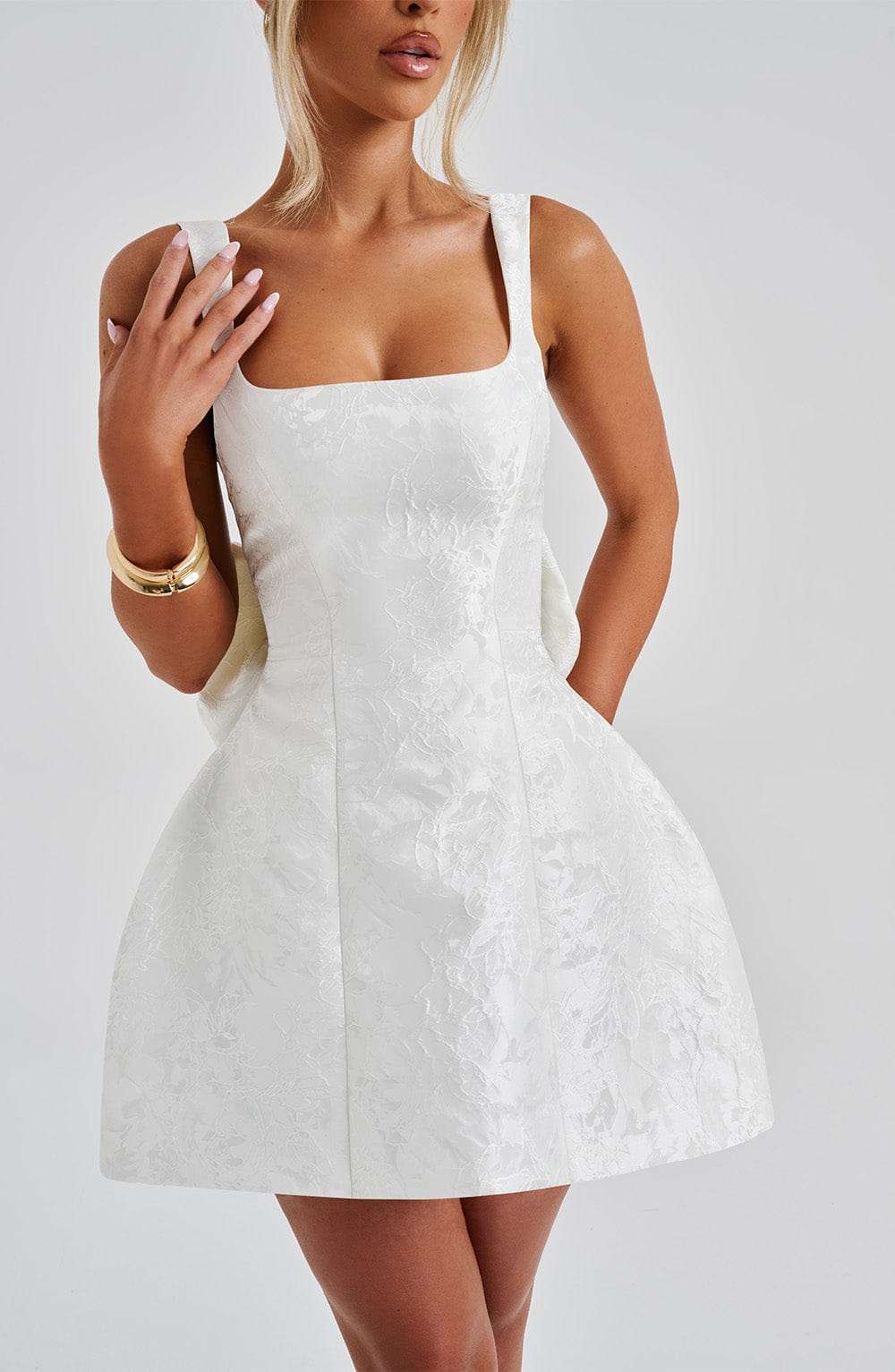 Orla Mini Dress - Ivory Ryvelle