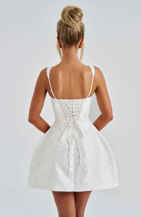 Orla Mini Dress - Ivory Ryvelle