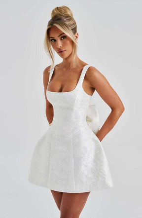 Orla Mini Dress - Ivory Ryvelle