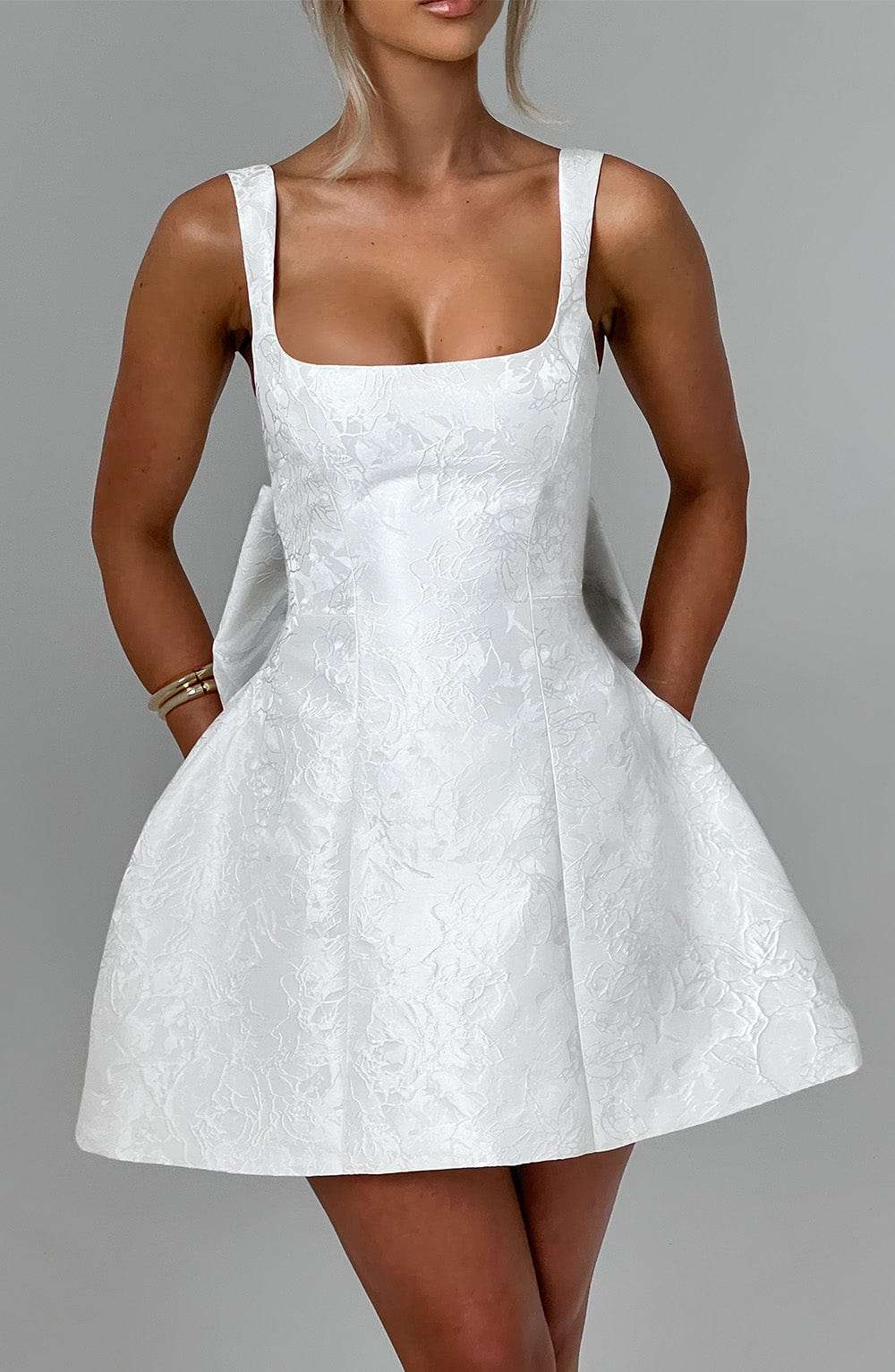 Orla Mini Dress - Ivory Ryvelle