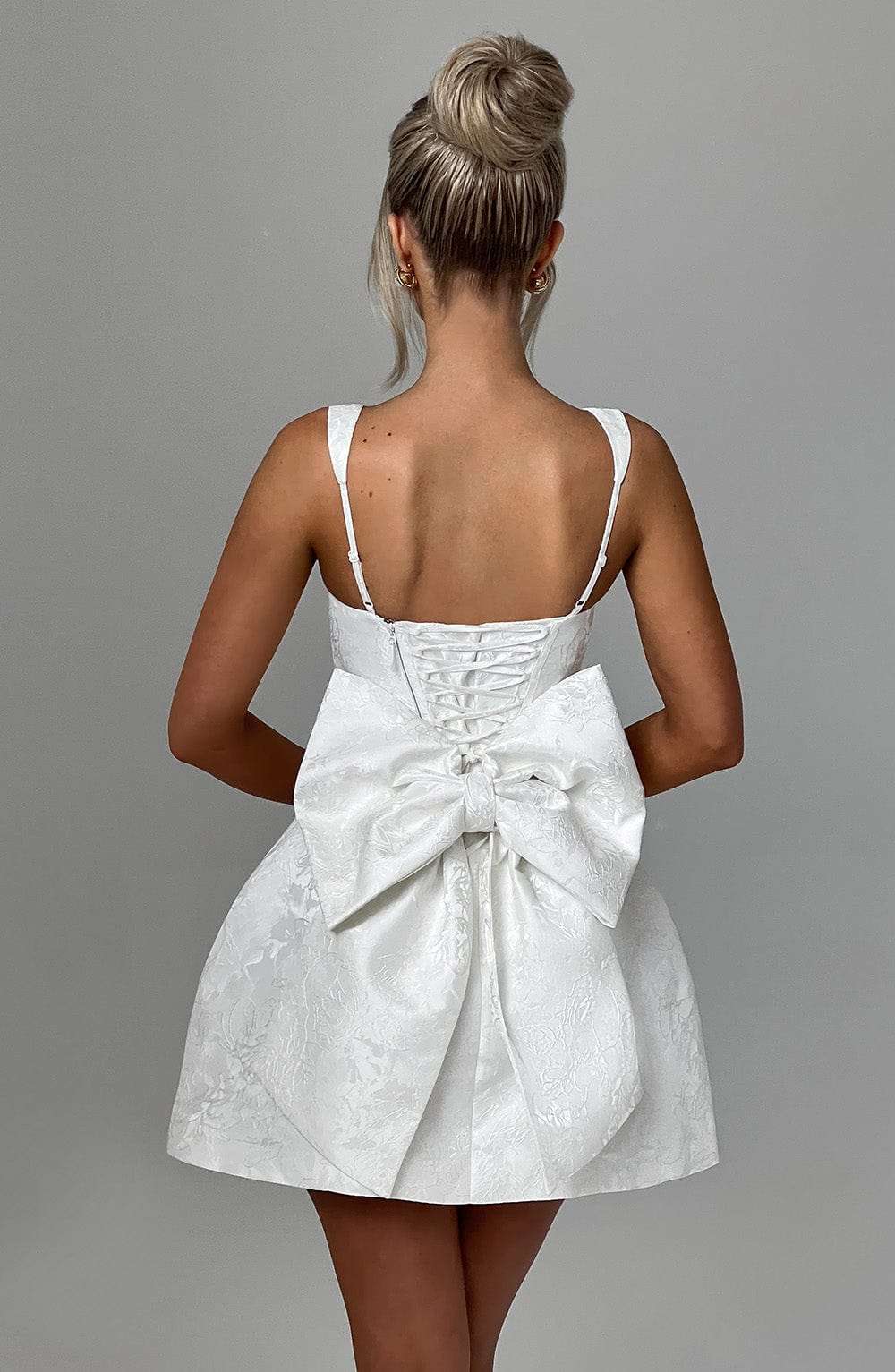 Orla Mini Dress - Ivory Ryvelle