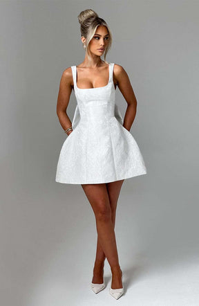 Orla Mini Dress - Ivory Ryvelle