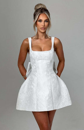 Orla Mini Dress - Ivory Ryvelle