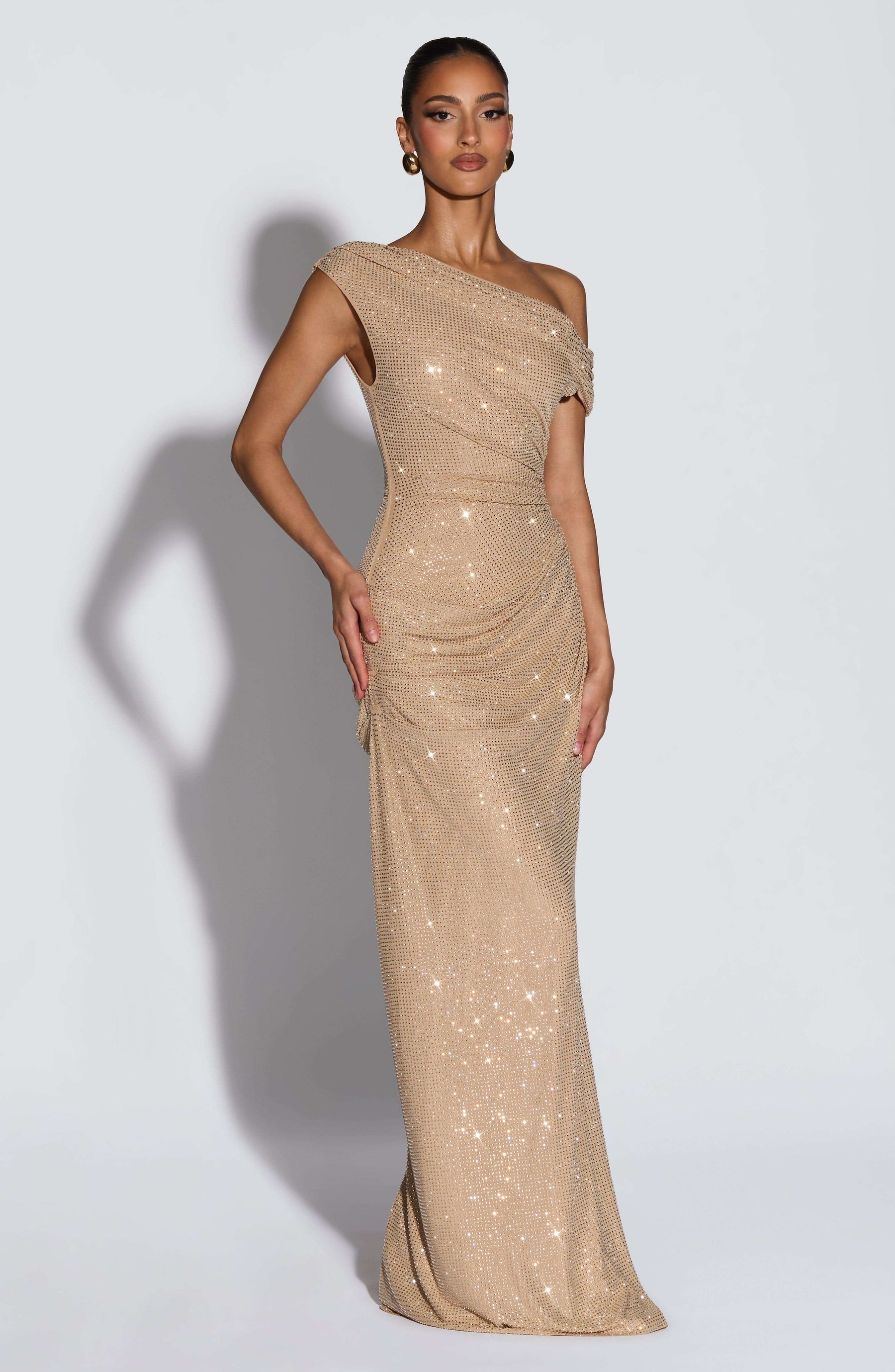Ottilie Maxi Dress - Gold Ryvelle