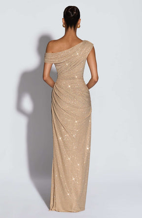 Ottilie Maxi Dress - Gold Ryvelle