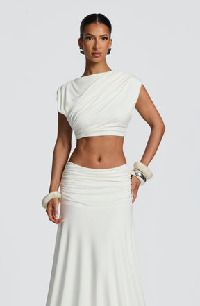 Paige Maxi Skirt - Ivory Ryvelle