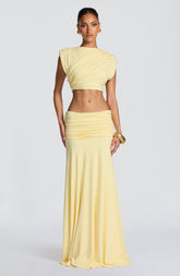 Paige Maxi Skirt - Lemon Ryvelle