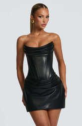 Palmer Mini Dress - Black Ryvelle