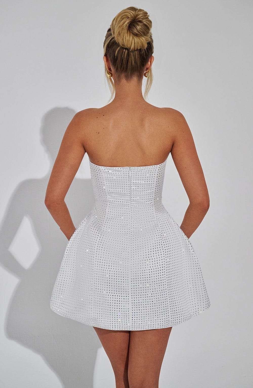 Paloma Mini Dress - Ivory Ryvelle