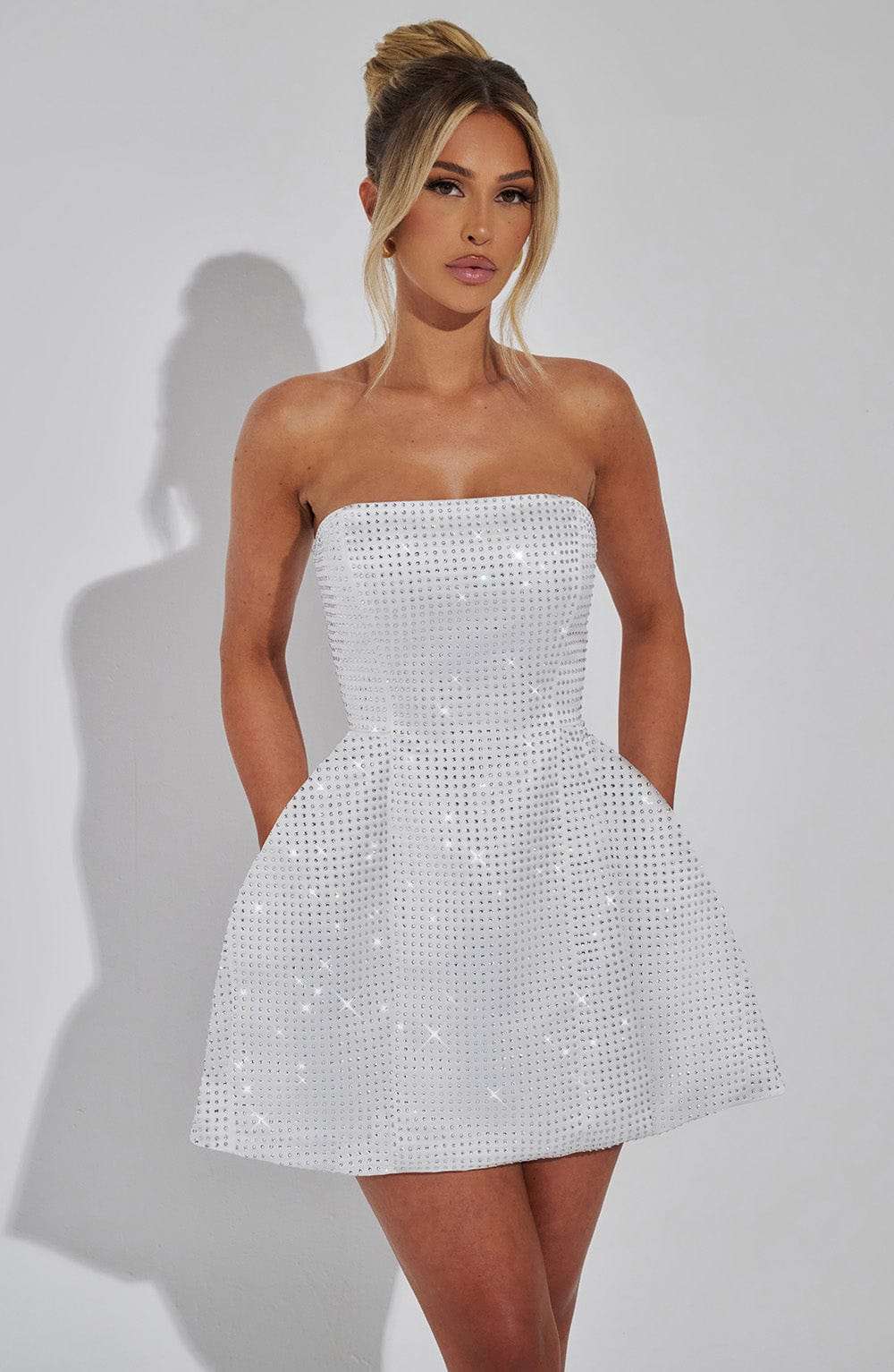 Paloma Mini Dress - Ivory Ryvelle