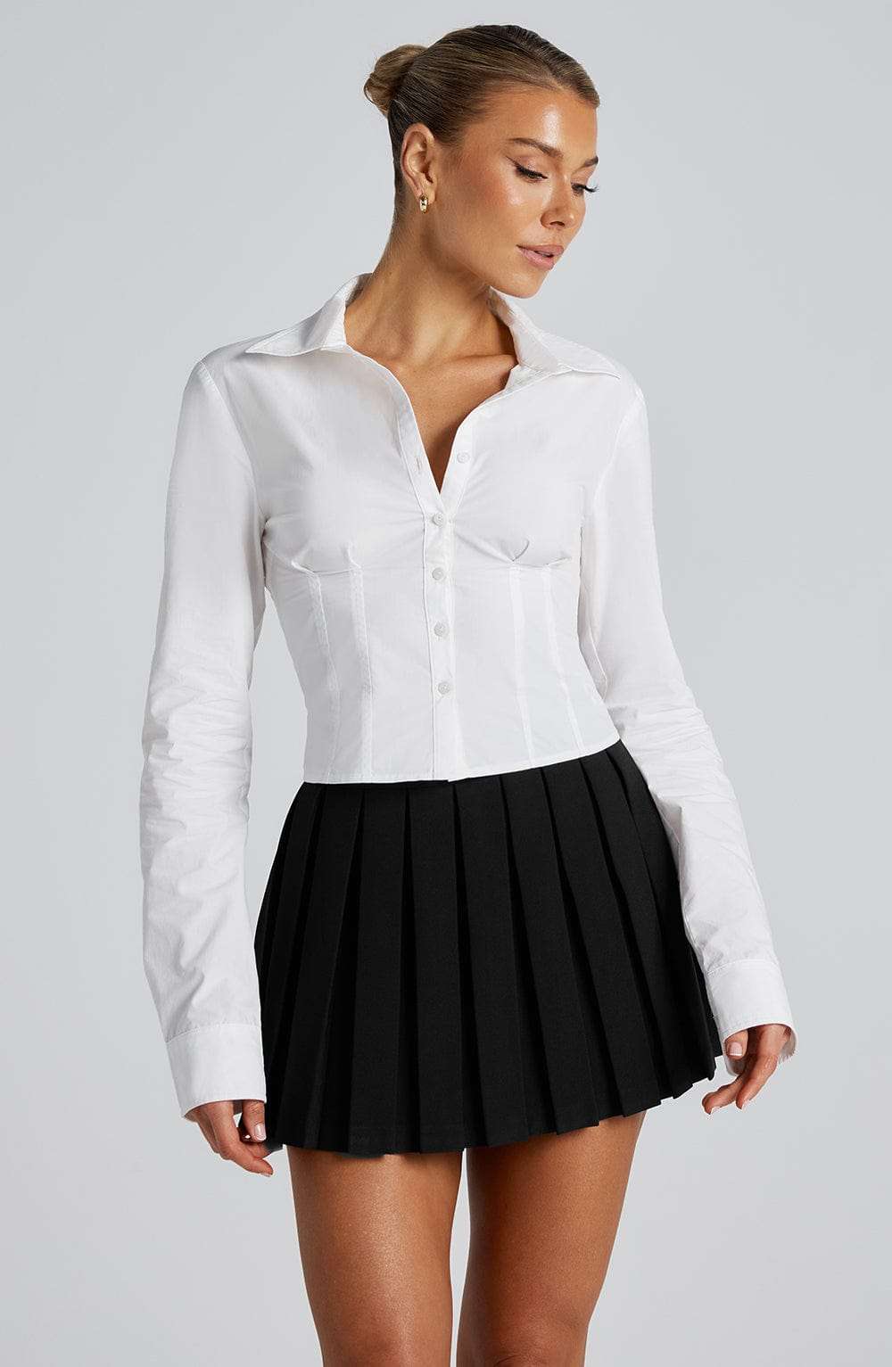 Parker Shirt - White Ryvelle