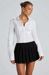 Parker Shirt - White Ryvelle