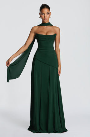 Patricia Maxi Dress - Emerald Ryvelle
