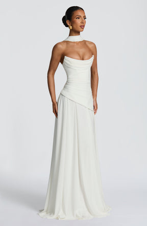 Patricia Maxi Dress - Ivory Ryvelle