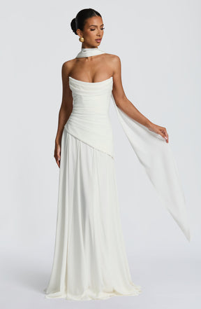 Patricia Maxi Dress - Ivory Ryvelle