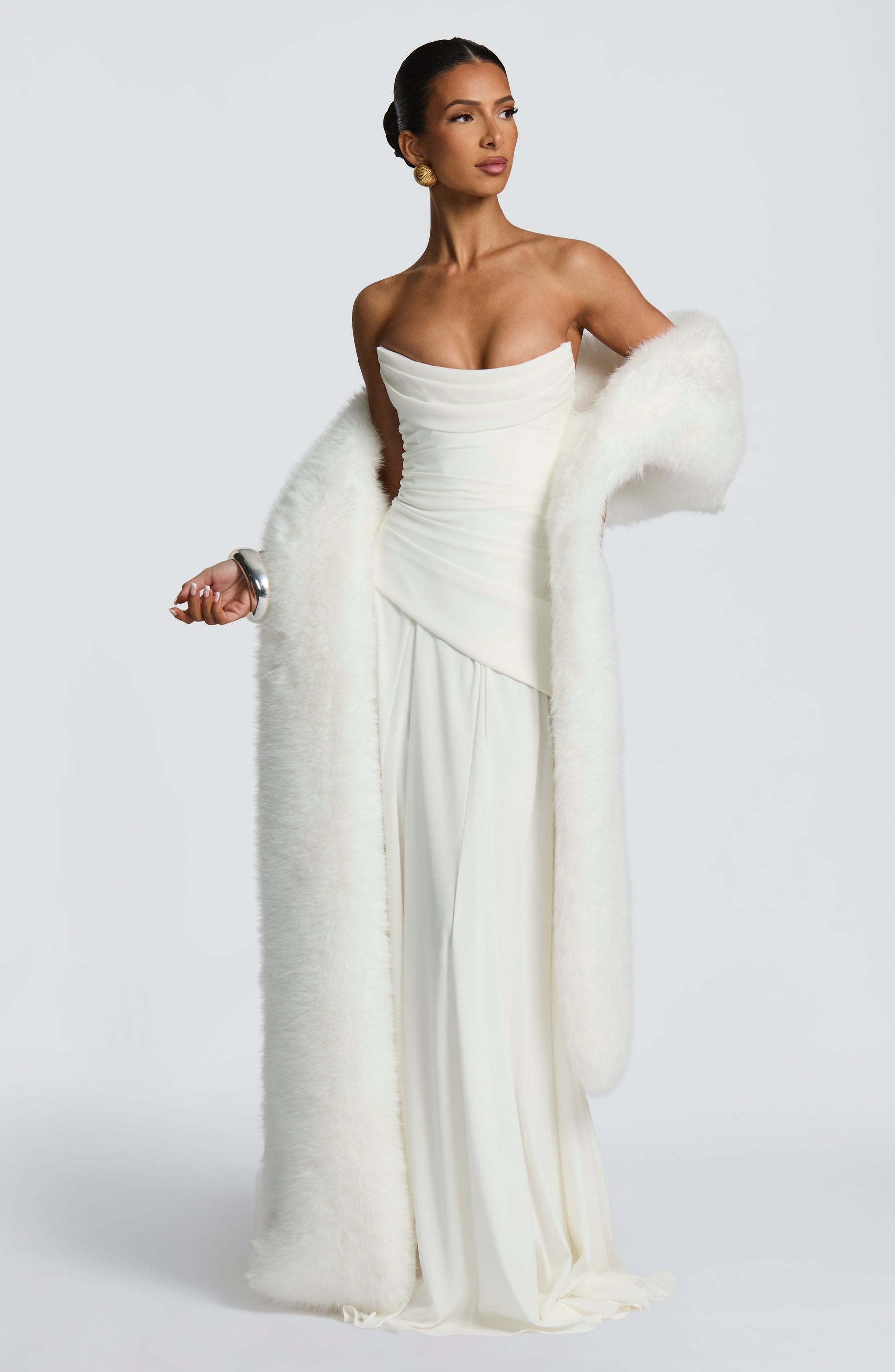 Patricia Maxi Dress - Ivory Ryvelle