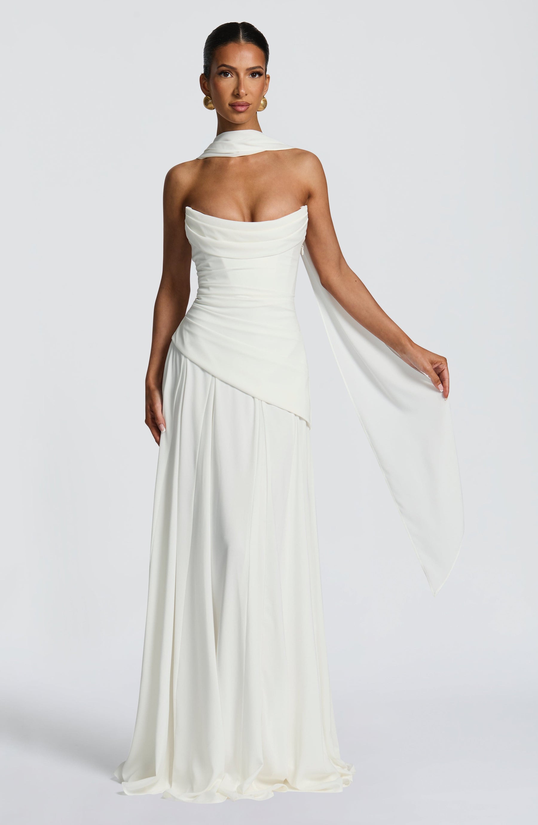 Patricia Maxi Dress - Ivory Ryvelle