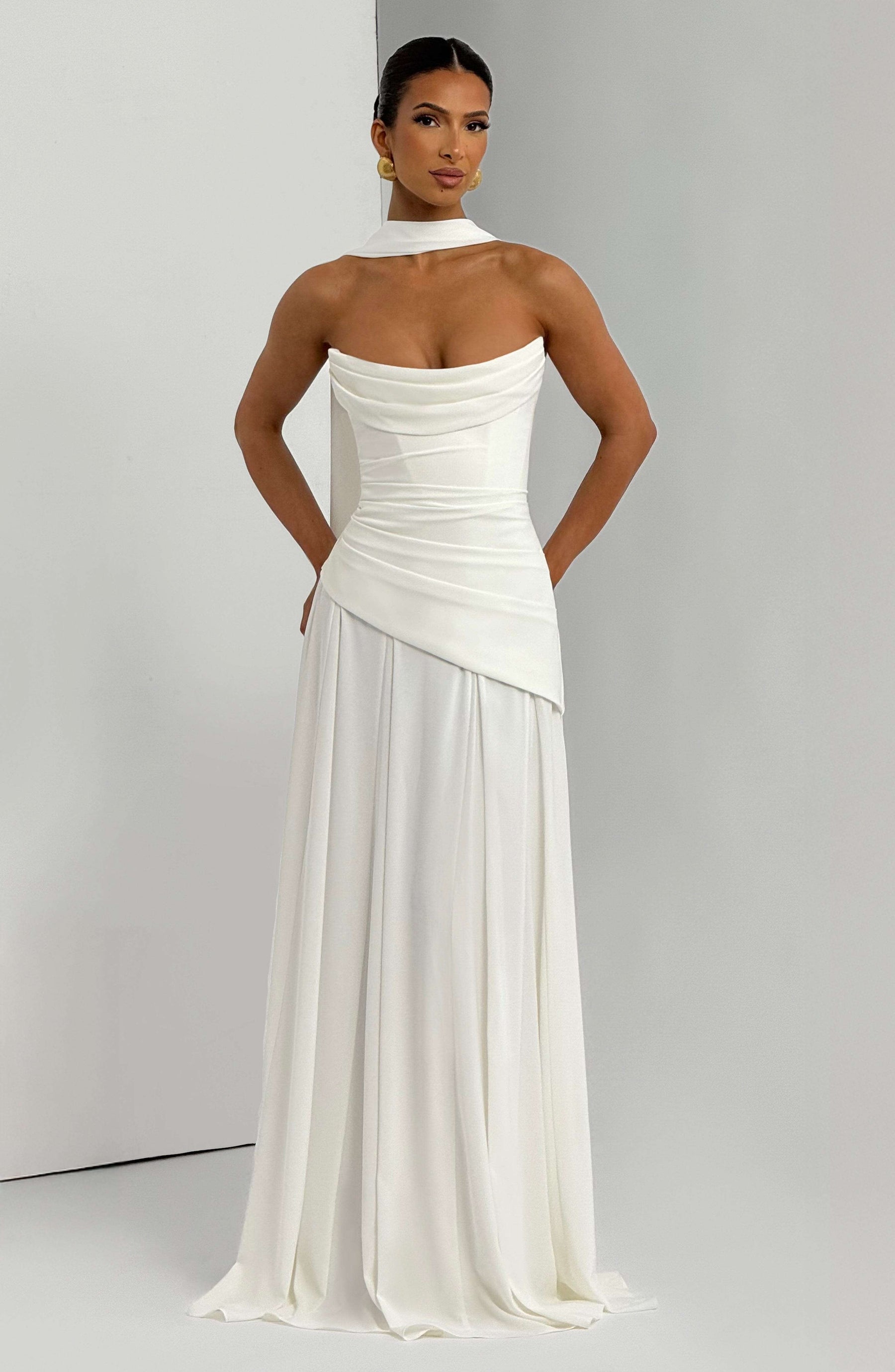 Patricia Maxi Dress - Ivory Ryvelle