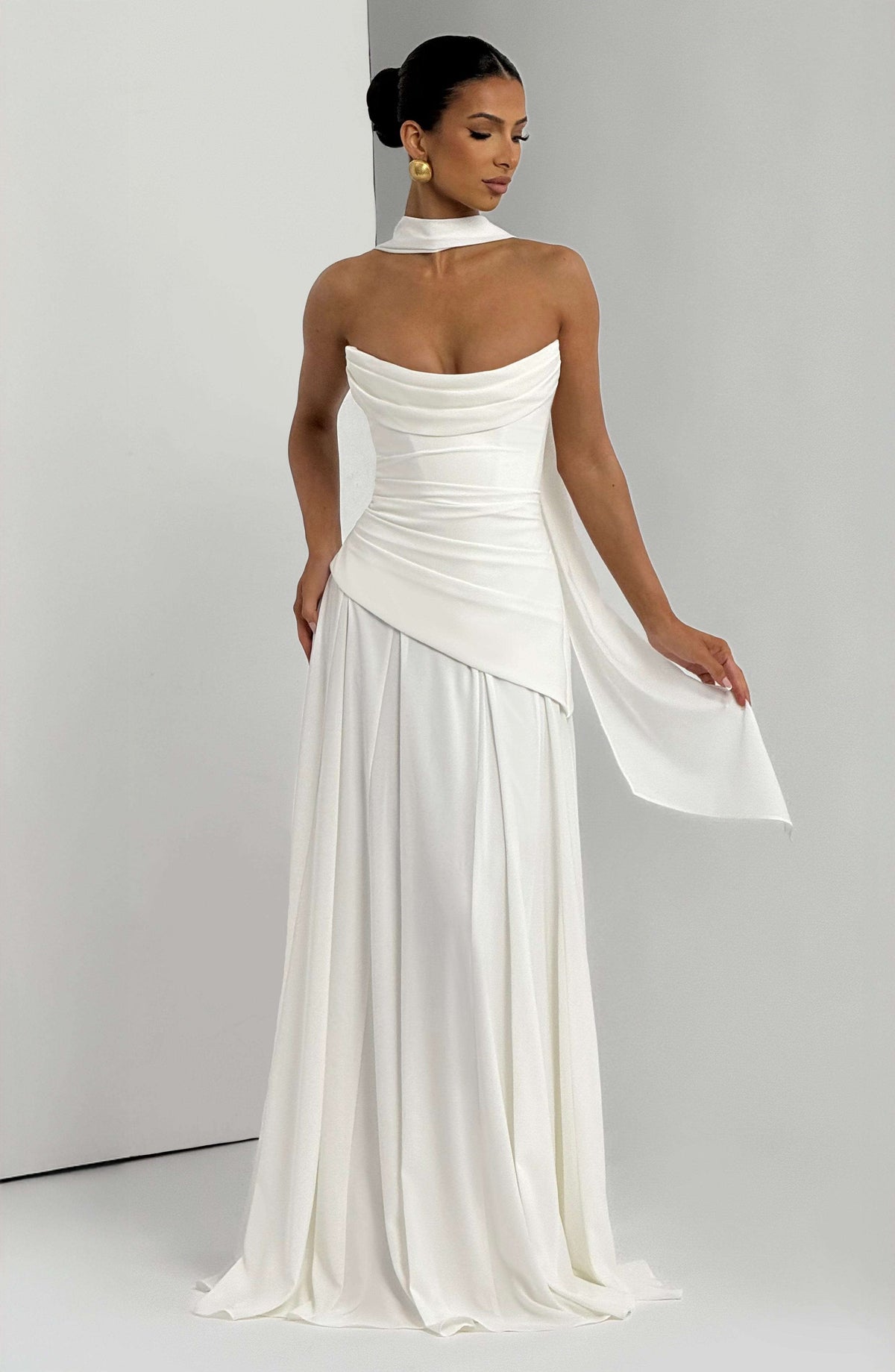 Patricia Maxi Dress - Ivory Ryvelle