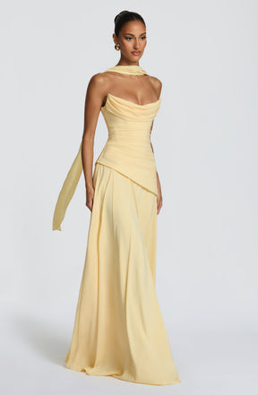 Patricia Maxi Dress - Lemon Ryvelle
