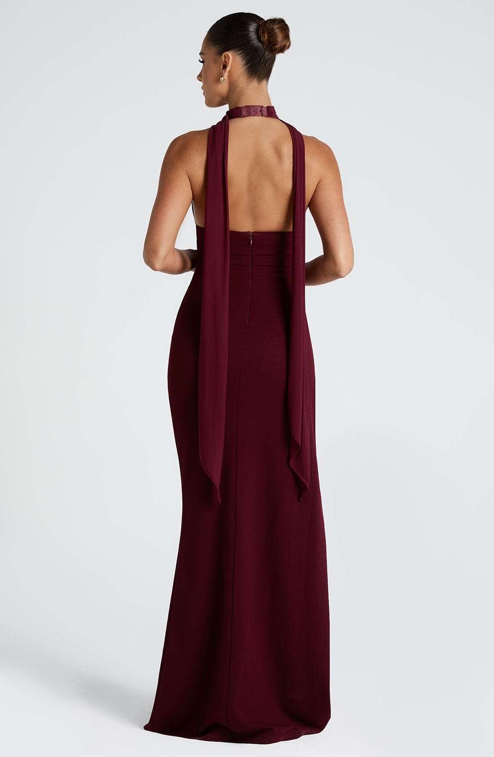Paulina Maxi Dress - Cherry Lacquer Ryvelle