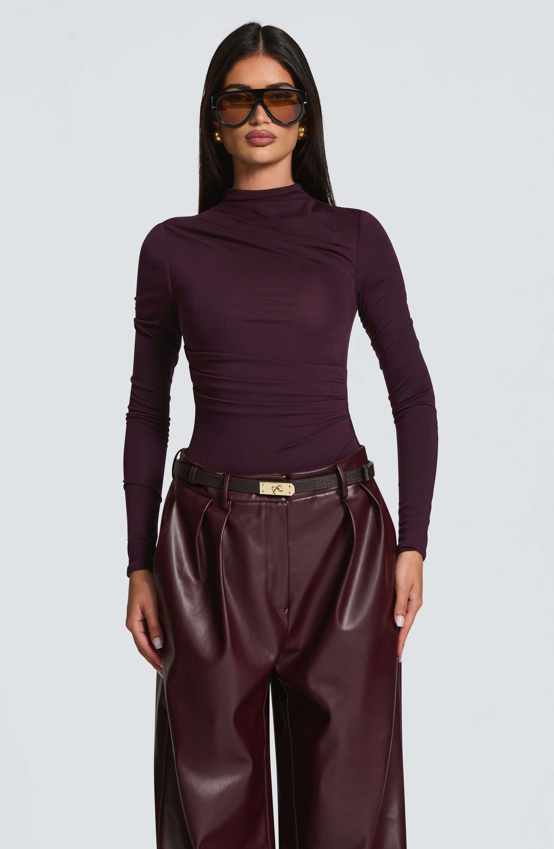 Pearson Bodysuit - Plum Ryvelle