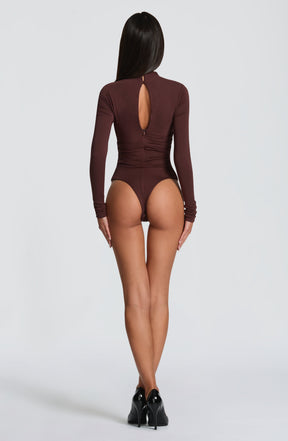 Pearson Bodysuit - Plum Brown Ryvelle