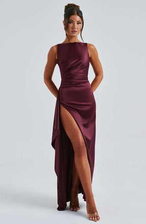 Peggy Maxi Dress - Cherry Lacquer Ryvelle