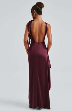 Peggy Maxi Dress - Cherry Lacquer Ryvelle
