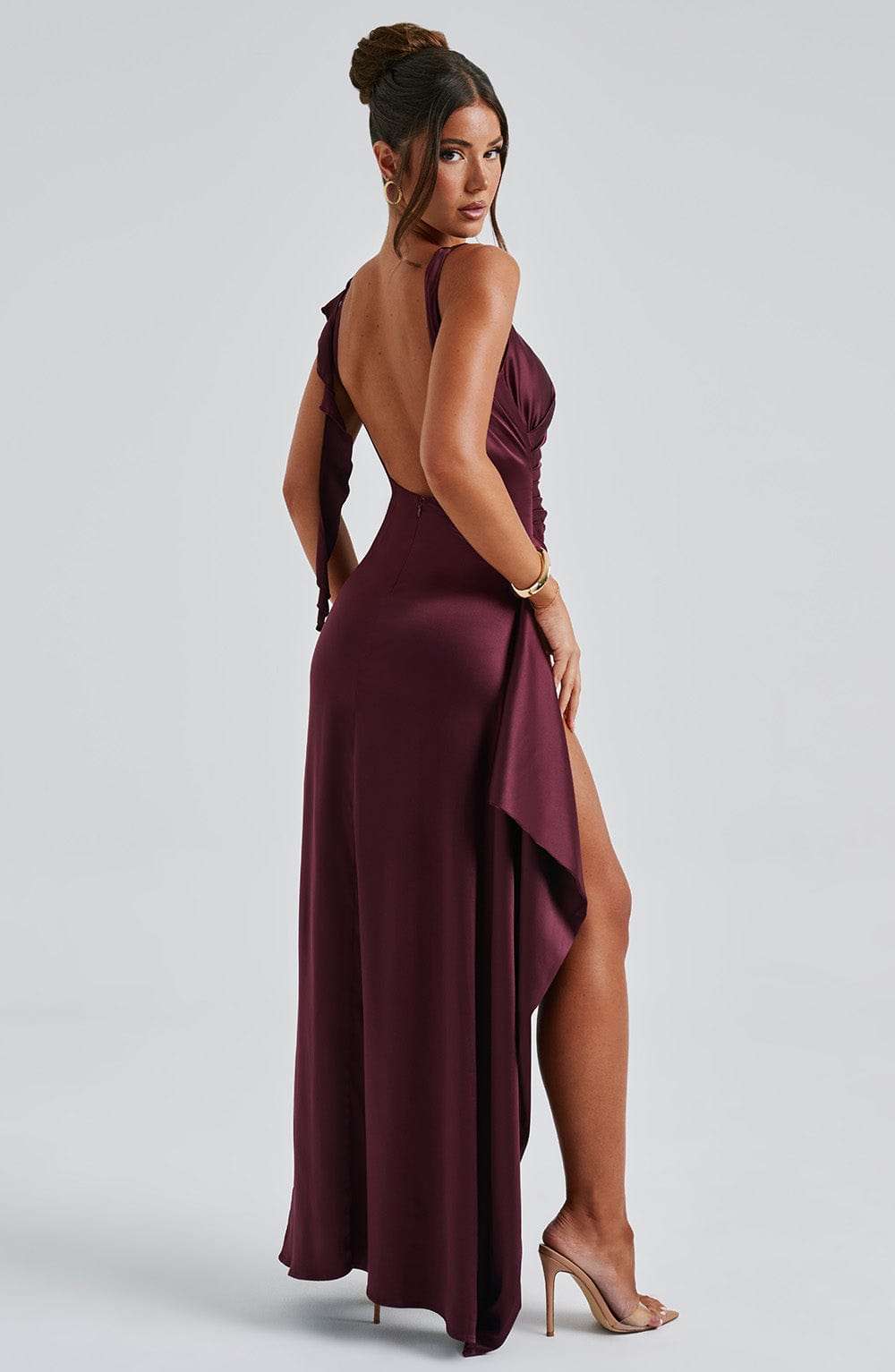 Peggy Maxi Dress - Cherry Lacquer Ryvelle