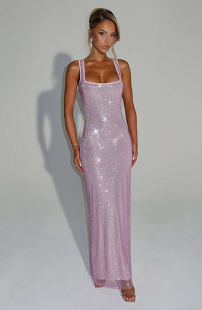 Petra Maxi Dress - Pink Ryvelle