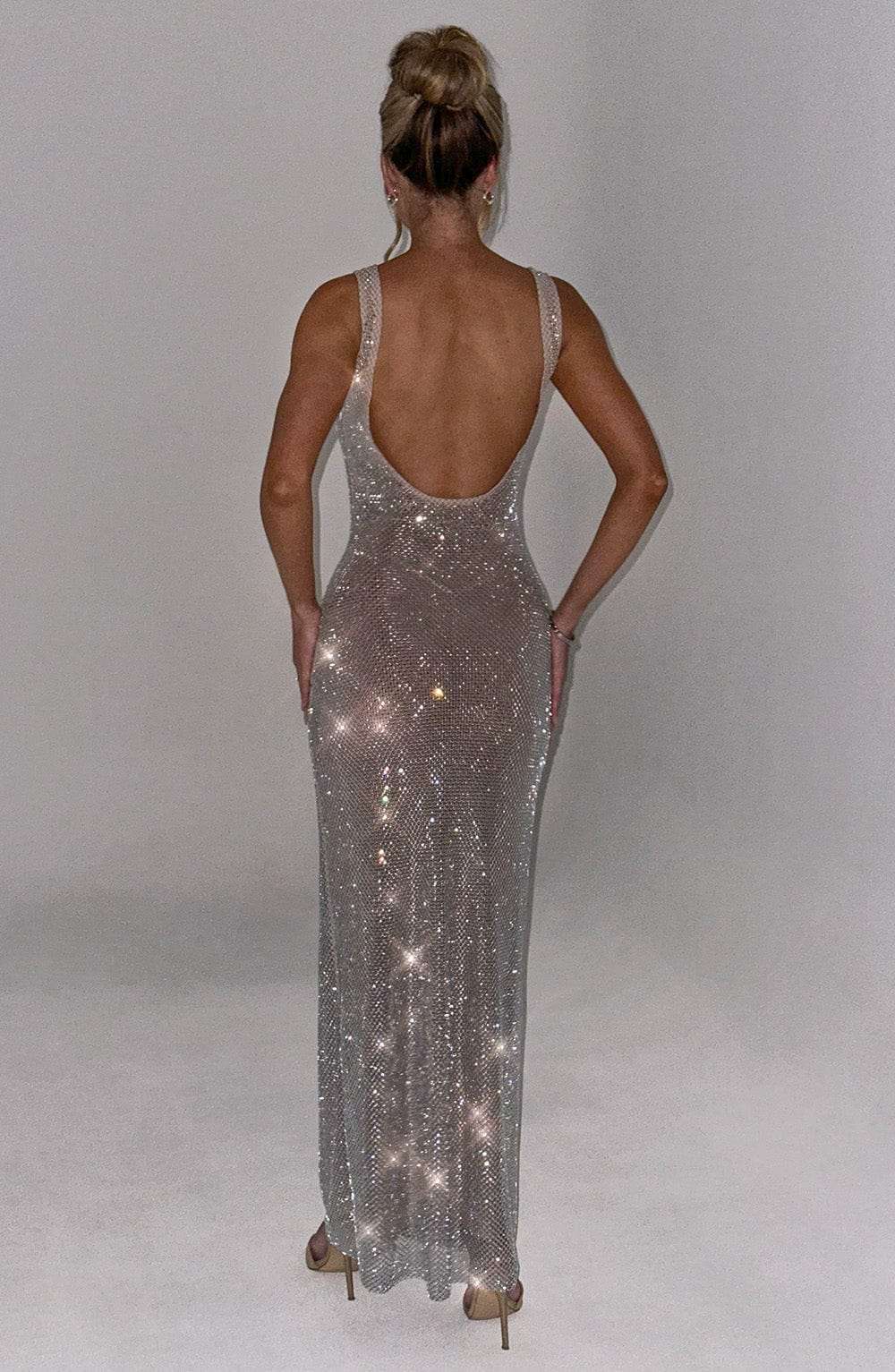 Petra Maxi Dress - Silver Ryvelle
